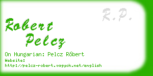 robert pelcz business card