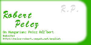 robert pelcz business card